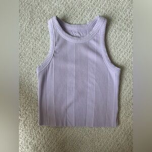 Aerie Cropped Tank- Lilac